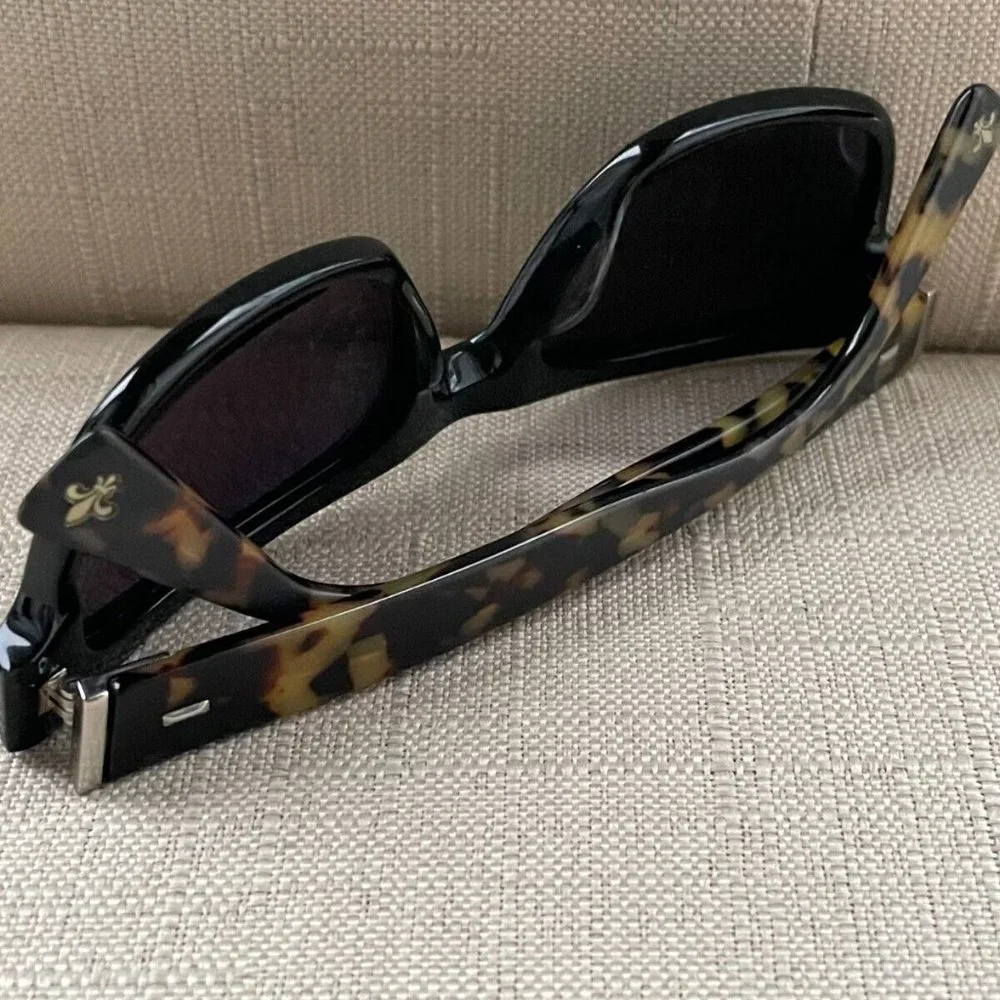 Seraphin Women Sunglasses Handmade in Japan Brown Tortoise/Black Eyewear WESTON